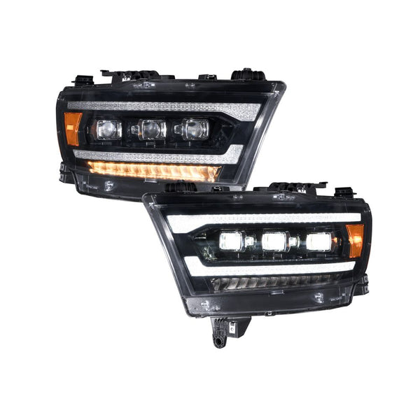 2019-2023 Ram 1500 Sequential LED Projector Headlights (pair
