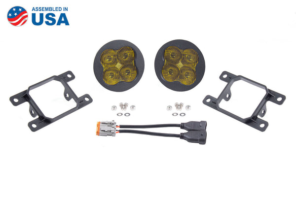 SS3 LED Fog Light Kit for 2012-2014 Honda CR-V Yellow SAE/DOT Fog Max w/  Backlight Diode Dynamics