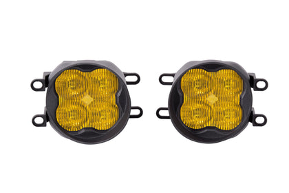 SS3 LED Fog Light Kit for 2007-2016 Toyota Yaris Yellow SAE/DOT Fog Max w/ Backlight Diode Dynamics