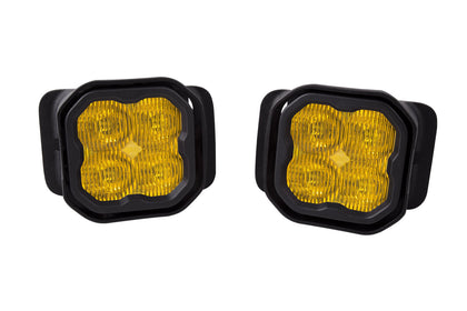 SS3 LED Fog Light Kit for 2015-2020 Ford F-150 Yellow SAE/DOT Fog Pro w/ Backlight Diode Dynamics