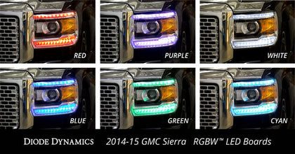 2014-2016 GMC Sierra RGBW DRL LED Boards