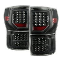 xTune Toyota Tundra 07-13 LED Tail Lights Black ALT-JH-TTU07-LED-G2-BK