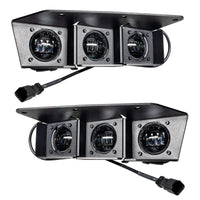 ORACLE Lighting 21-22 Ford Bronco Triple LED Fog Light Kit for Steel Bumper - White SEE WARRANTY