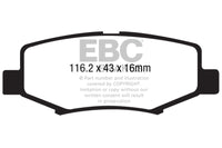 EBC 06-11 Dodge Nitro 3.7 Greenstuff Rear Brake Pads