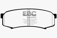 EBC 10+ Lexus GX460 4.6 Yellowstuff Rear Brake Pads