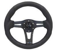 NRG Reinforced Steering Wheel (320mm) w/Carbon Center Spoke