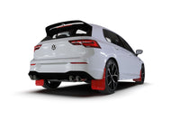 Rally Armor 22-24 VW MK8 Golf GTI/R Red UR Mud Flap w/White Logo