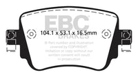 EBC 15-21 Volkswagen GTi 2.0 Turbo Yellowstuff Rear Brake Pads