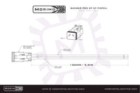 Morimoto 2P DT Pigtail Harness: (1/2/4Banger / 6in / Each)