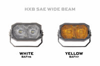 Morimoto 2Banger NCS LED Pods (SAE Wide / Yellow / Set)