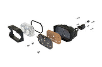 Morimoto 2Banger Ditch Light Kit: Wrangler JL (HXB White Flood Beam)