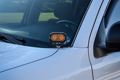 Morimoto 2Banger Ditch Light Kit: 05-15 Tacoma (NCS Yellow Combo Beam)