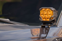 Morimoto BigBanger Ditch Light Kit: Wrangler JK (HXB Yellow Spot Beam)