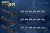 Single-Row BangerBar: (6 Pod / 24") (HXB Power - White/Yellow)
