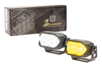 Morimoto 2Banger NCS LED Pods (Flood / White / Set)
