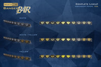 Double-Row BangerBar: (10 Pod / 40.5") (HXB Power - White/Yellow)