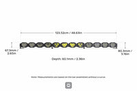 Double-Row BangerBar: (12 Pod / 48.5") (NCS Power - White)