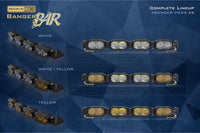 Single-Row BangerBar: (4 Pod / 16") (HXB Power - White)