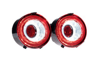 XB LED Tail Lights: Corvette C6 (05-13) (Gen II) (Red / Set)