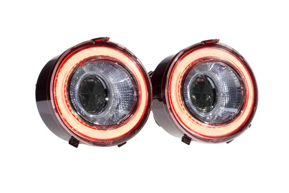XB LED Tail Lights: Corvette C6 (05-13) (Gen II) (Smoked / Set)