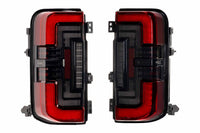 XB LED Tail Lights: Ford Bronco (21+ / Red Lens / Set)