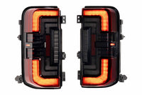 XB LED Tail Lights: Ford Bronco (21+ / Red Lens / Set)