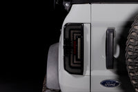 XB LED Tail Lights: Ford Bronco (21+ / Red Lens / Set)