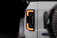 XB LED Tail Lights: Ford Bronco (21+ / Red Lens / Set)