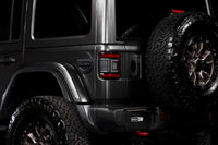 XB LED Tail Lights: Jeep Wrangler JL (18+ / Red Lens / Set)
