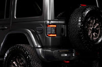 XB LED Tail Lights: Jeep Wrangler JL (18+ / Red Lens / Set)