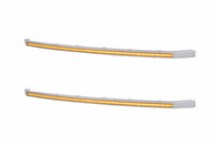 XBG LED DRL Grille Inserts: Ford Super Duty Platinum (20-22 / Amber DRL / Set)