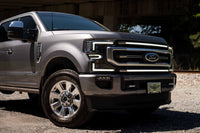 XBG LED DRL Grille Inserts: Ford Super Duty Platinum (20-22 / Set)