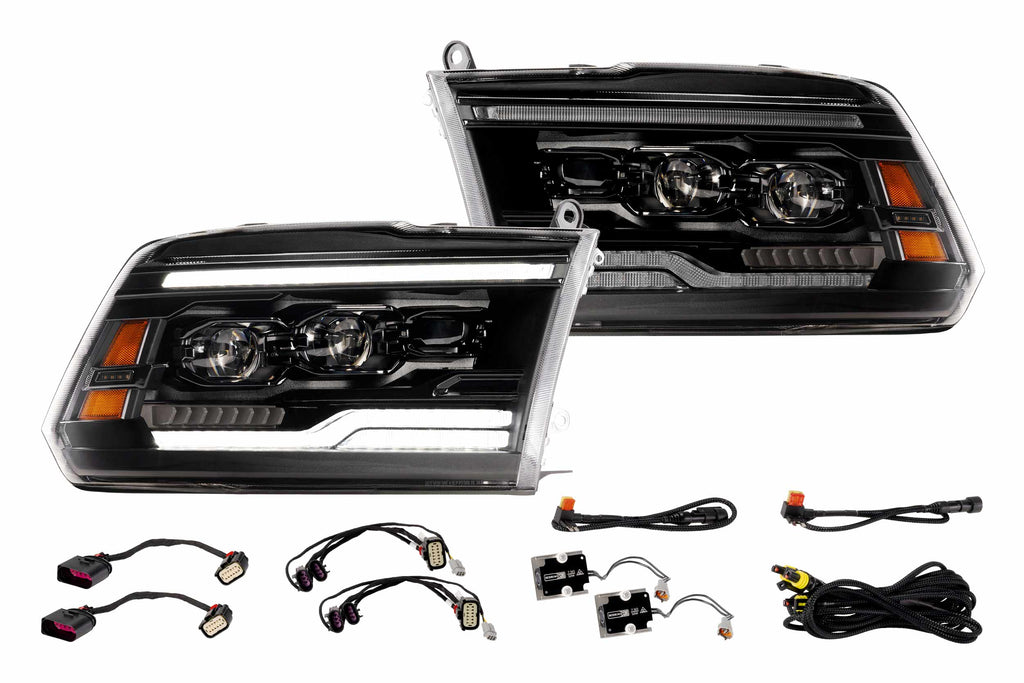 XB Evo Hybrid Headlights: 09-18 Dodge Ram (Set)