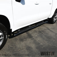 Westin 2019 Chevrolet Silverado/Sierra 1500 Crew Cab Non LD PRO TRAXX 5 Oval Nerf Step Bars - Black