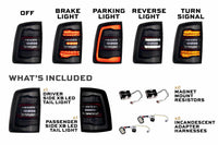 XB LED Tail Lights: Ram HD (19-24 / Smoked Lens / Set)