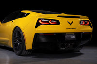 XB LED Tail Lights: Corvette C7 (14-19 / Red Lens Facelift / Set)