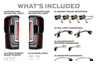 XB LED Tail Lights: 23-27 Ford Super Duty (Smoked Lens / Set)