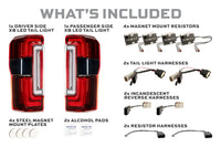 XB LED Tail Lights: 2023+ Ford Super Duty (Red Lens / Set)