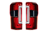 XB LED Tail Lights: 2023+ Ford Super Duty (Red Lens / Set)