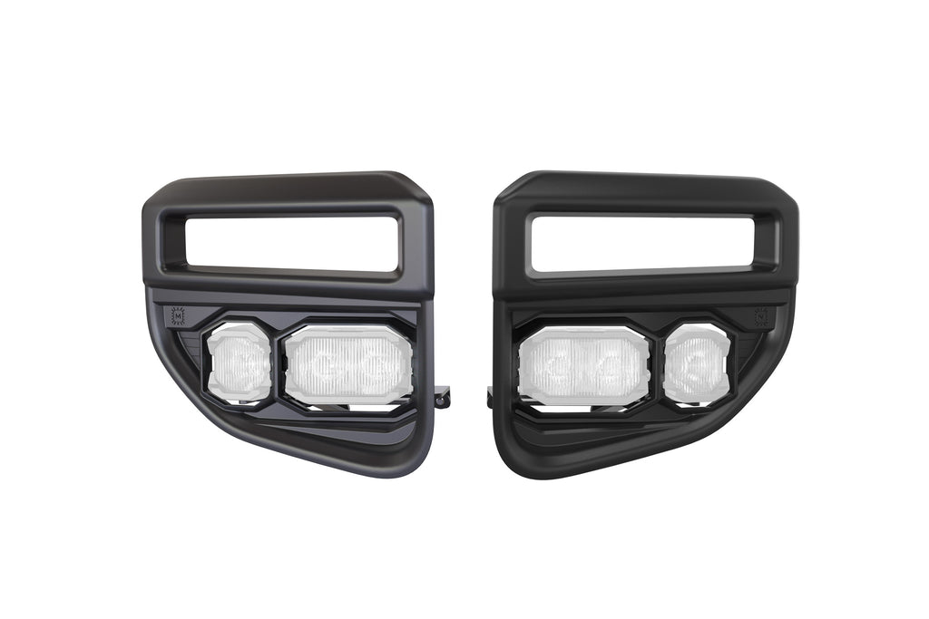 Banger Fog Brackets: 20-22 Super Duty OE LED (Set)