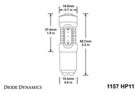 1157 HP11 LED Amber (single)