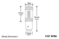 1157 XP80 LED Amber (single)