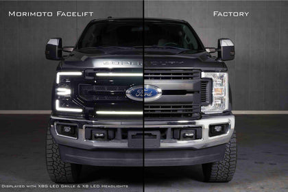 Ford Super Duty Facelift Kit: 17-19 to 20-22 Front End