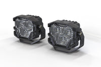 Morimoto 4Banger Ditch Light Kit: Wrangler JK (NCS White Flood Beam)
