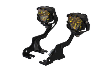 Morimoto 4Banger Ditch Light Kit: 10-14 Raptor (NCS Yellow Flood Beam)