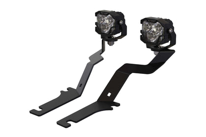 Morimoto 4Banger Ditch Light Kit: 17-20 Raptor (HXB White Flood Beam)