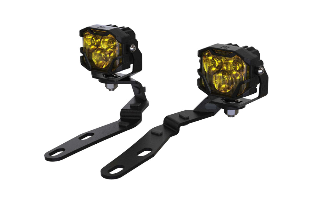 Morimoto 4Banger Ditch Light Kit: 16-23 Tacoma (HXB White Flood Beam)