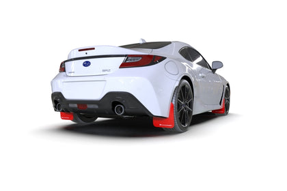 Rally Armor 22-24 Subaru BRZ / Toyota GR86 Red UR Mud Flap w/Black Logo