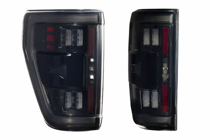 XB LED Tail Lights: Ford F150 (2021+) (Pair / BLIS / Smoked)