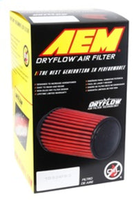 AEM 3.25 inch DRY Flow Short Neck 9 inch Element Filter Replacement